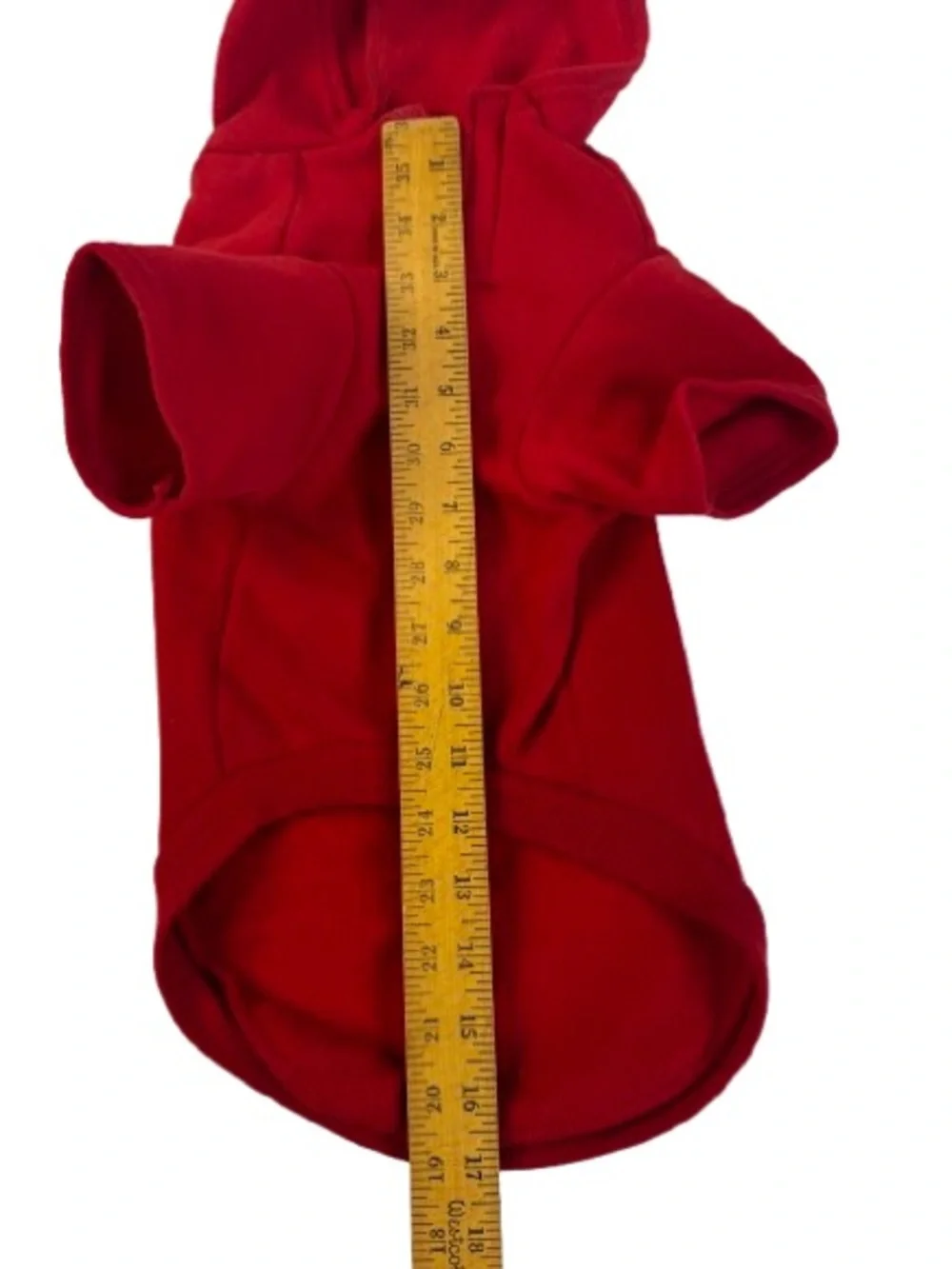 Santa Paws Holiday Dog Hoodie - Red